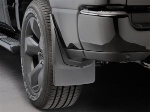 Ram 1500 Mud Flap - Rear - WeatherTech - No-Drill DigitalFit - Black - `19-`27