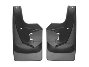 Dodge Ram 2500 Mud Flaps - WeatherTech - No-Drill DigitalFit - Black - `19-`27