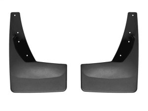 Ford Expedition Max Mud Flaps - WeatherTech - No-Drill DigitalFit - Black - `22-`27