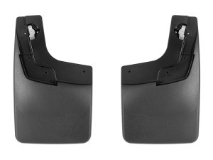 Chevrolet Colorado Mud Flaps - Rear - WeatherTech - No-Drill DigitalFit - Black - 2023+