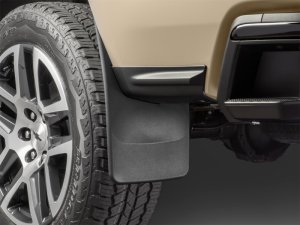 Chevrolet Colorado Mud Flaps - Rear - WeatherTech - No-Drill DigitalFit - Black - 2023+