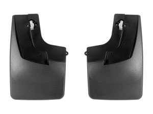 Chevrolet Colorado Mud Flaps - Rear - WeatherTech - No-Drill DigitalFit - Black - 2023+