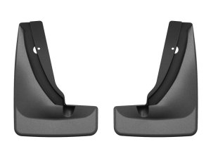 Hyundai Santa Fe Mud Flaps - Rear - WeatherTech - No-Drill DigitalFit - Black - `24-`26