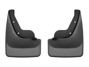 Hyundai Kona Mud Flaps - Rear - WeatherTech - No-Drill DigitalFit - Black - `24-`25