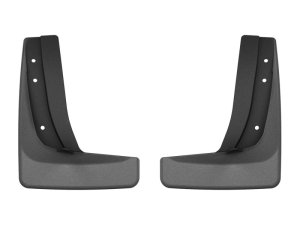 Mazda CX-90 Mud Flaps - Rear - WeatherTech - No-Drill DigitalFit - Black - `24-`26