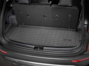 Kia Telluride Cargo Liner - Behind 3rd Row - WeatherTech - Black - `20-`27
