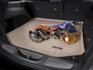 Toyota Sequoia Cargo Liner - Trunk - WeatherTech - w/Bumper Protector - Black - `23-`26