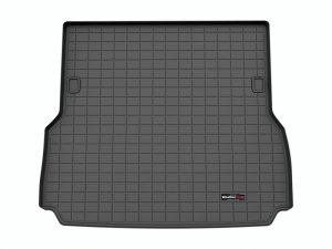 Toyota Land Cruiser Cargo Liner - Behind 2nd Row Seating - WeatherTech - Raised Lip, Textured Finish - Black - 2024+