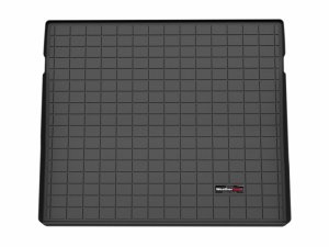 Porsche Macan Cargo Liner - Behind 2nd Row Seating - WeatherTech - With Bumper Protector - Black - `24-`25