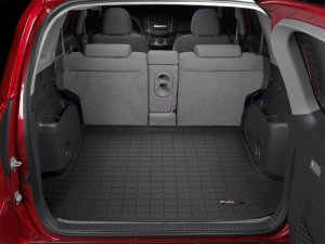 Toyota RAV4 Cargo Liner - Rear - WeatherTech - Raised Lip, Textured Finish - Black - `06-`12