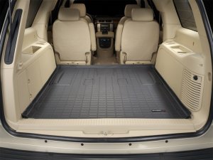 Cadillac Escalade ESV Cargo Liner - Behind 2nd Row Seating - WeatherTech - Black - `07-`13