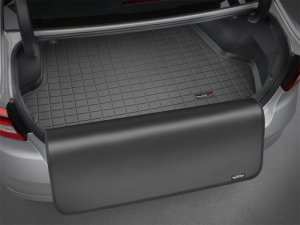 Ford Fiesta Cargo Liner - WeatherTech - Cargo Liner w/ Bumper Protector - Black - `14-`17