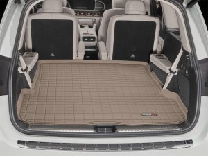 Mercedes-Benz GLS-Class Cargo Liner - Behind 2nd Row Seating - WeatherTech - Tan - `20-`27 Mercedes-Benz GLS-Class Cargo Liner - Behind 2nd Row Seating - WeatherTech - Tan - `20-`27