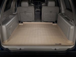 Chevrolet Suburban Cargo Liner - Behind 2nd Row Seating - WeatherTech - Raised Lip - Tan - `00-`06