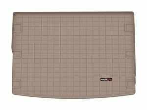Jeep Grand Wagoneer L Cargo Liner - Rear - WeatherTech - Raised Lip - Tan - `23-`24