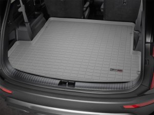Kia Telluride Cargo Liner - WeatherTech - Raised Lip - Grey - `20-`27
