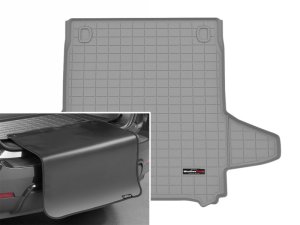 Porsche Panamera Cargo Liner - Trunk - WeatherTech - With Bumper Protector - Grey - `24-`26