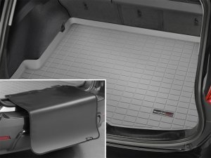 Porsche Panamera Cargo Liner - Trunk - WeatherTech - With Bumper Protector - Grey - `24-`26
