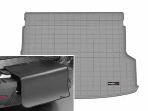 Subaru Forester Hybrid Cargo Liner w/Bumper Protector - WeatherTech - Grey - `25-`26