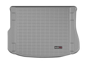 Land Rover Range Rover Evoque Cargo Liner - Cargo Area - WeatherTech - Behind 2nd Row Seating; Trim-to-Fit for Optional Rail Cargo System - Grey - `12-`27