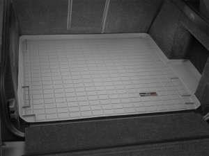 Land Rover Range Rover Cargo Liner - Rear - WeatherTech - Behind 2nd Row; Textured Finish; Raised Lip; TPO Material; Requires Trim for Optional Cargo Rail System - Grey - `13-`27