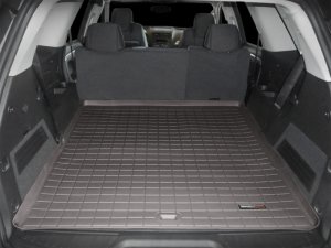 GMC Acadia Cargo Liner - Behind 2nd Row Seating - WeatherTech - Textured Finish - Cocoa - `08-`14