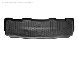 Ford F250 Super Duty FloorLiner - Rear - WeatherTech - DigitalFit - Black - `99-`10