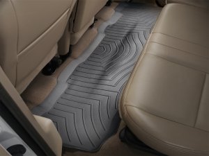 Ford F250 Super Duty FloorLiner - Rear - WeatherTech - DigitalFit - Black - `99-`10