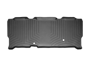 Ford F250 Super Duty Super Cab FloorLiner - Rear - WeatherTech - DigitalFit - Black - `99-`10