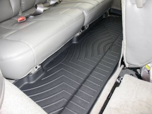 Chevrolet Tahoe Rear FloorLiner - WeatherTech - DigitalFit - Black - `00-`06