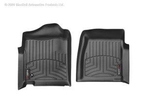 Chevrolet Silverado FloorLiner - Front - WeatherTech - DigitalFit - Black - `99-`07