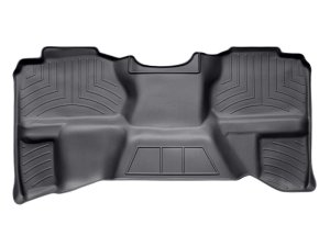 Chevrolet Silverado FloorLiner - Rear - WeatherTech - DigitalFit - Black - `07-`13
