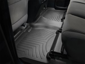 Toyota Tundra CrewMax FloorLiner - Rear - WeatherTech - DigitalFit - Black - `07-`13