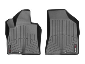 Hyundai Santa Fe Floor Liner - Front - WeatherTech - DigitalFit - Black - `07-`09