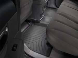 Hyundai Santa Fe FloorLiner - Rear - WeatherTech - DigitalFit - Black - `07-`12