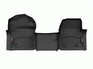 Ford F-250 Floor Mats - Front - WeatherTech - FloorLiner DigitalFit Over The Hump - Black - 2023+