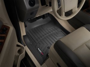 Ford Expedition Floor Mat - Front - WeatherTech - FloorLiner DigitalFit - Black - `07-`10