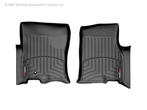 Ford Expedition Floor Mat - Front - WeatherTech - FloorLiner DigitalFit - Black - `07-`10