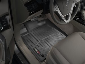 Acura MDX FloorLiner - Front - WeatherTech - DigitalFit - Black - `07-`13