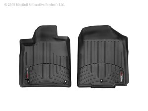 Acura MDX FloorLiner - Front - WeatherTech - DigitalFit - Black - `07-`13