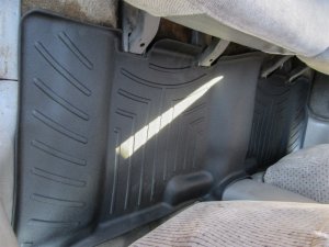 GMC Jimmy FloorLiner - Rear - WeatherTech - DigitalFit - Black - `95-`01