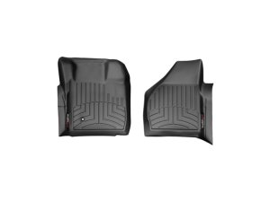 Ford F450 Super Duty FloorLiner - Front - WeatherTech - DigitalFit - Black - `08-`10