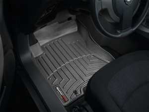 Nissan Rogue FloorLiner - Front - WeatherTech - DigitalFit - Black - `08-`13