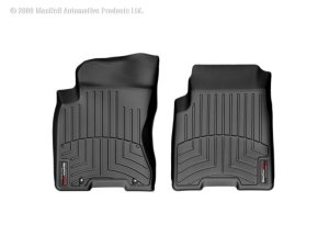 Nissan Rogue FloorLiner - Front - WeatherTech - DigitalFit - Black - `08-`13