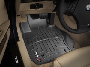 BMW 3 Series FloorLiner - Front - WeatherTech - DigitalFit - Black - `06-`12