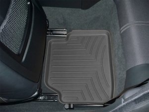 BMW 3 Series Floor Mat - Rear - WeatherTech - DigitalFit - Black - `06-`12