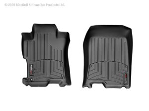 Honda Accord FloorLiner - Front - WeatherTech - DigitalFit - Black - `08-`12