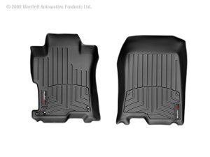 Honda Accord FloorLiner - Front - WeatherTech - DigitalFit - Black - `08-`12