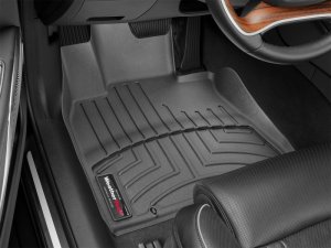 Kia K900 Floor Mats - Front - WeatherTech - FloorLiner DigitalFit - Black - `19-`27