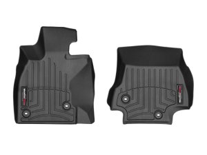 Lexus LS Floor Mats - Front - WeatherTech - FloorLiner DigitalFit - Black - `18-`27
